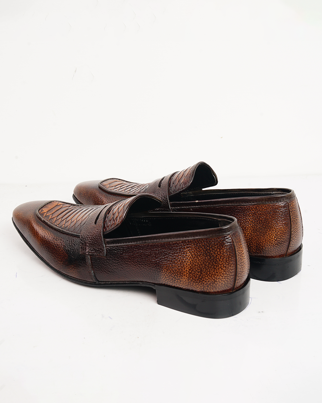 Amber Burnished Loafers