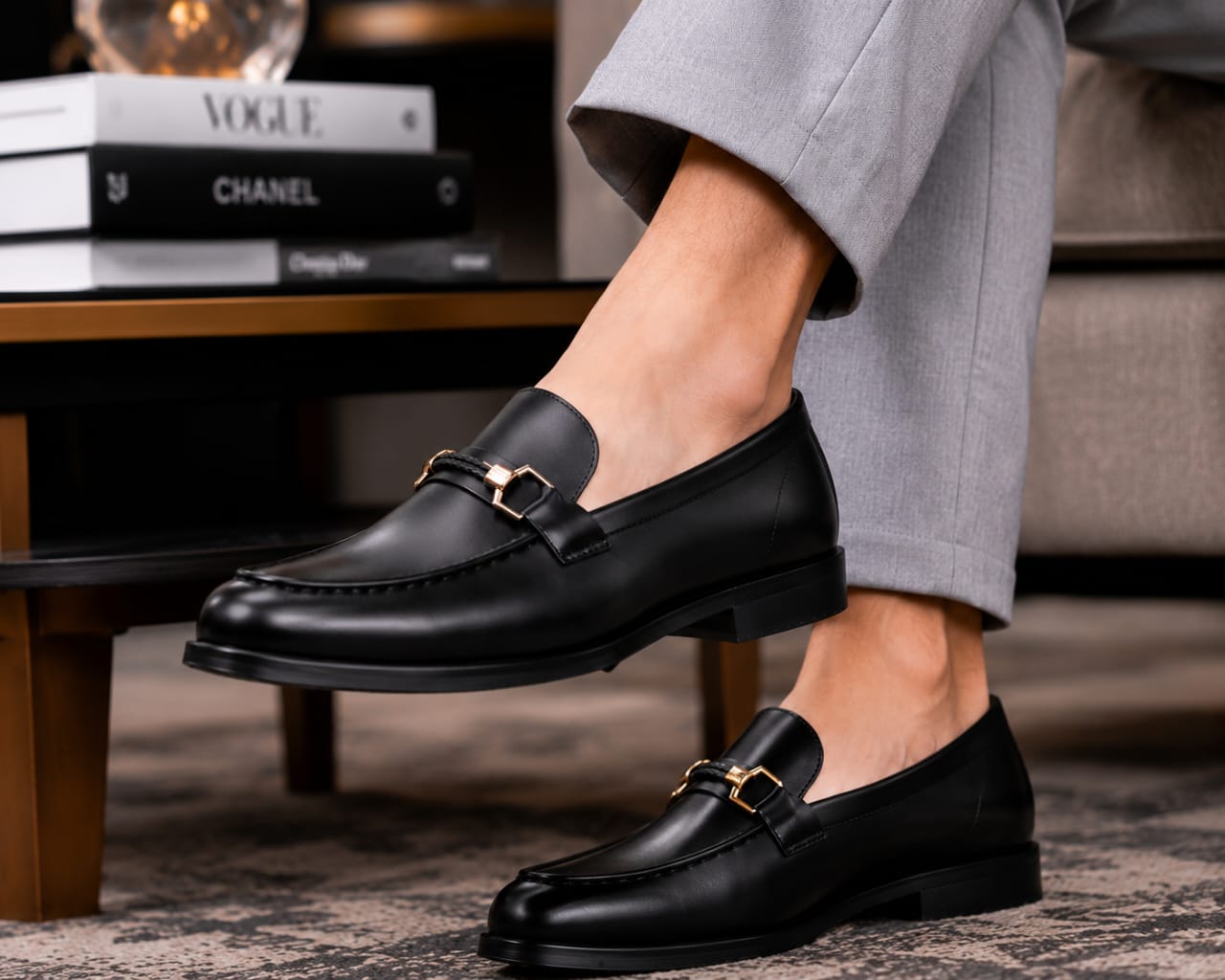 Premium Black Loafer