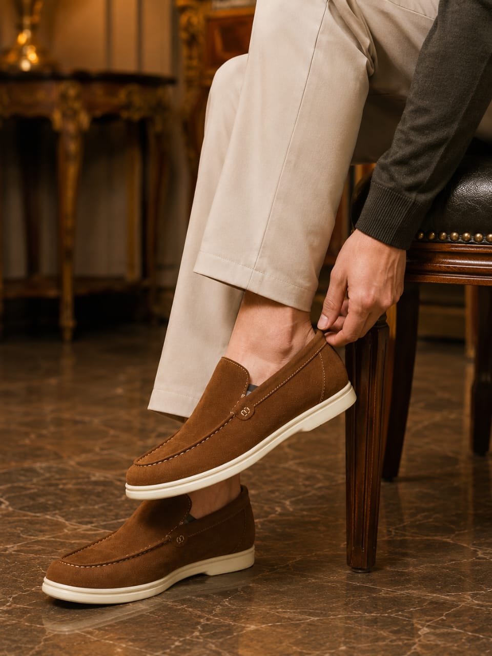 Royalish Monaco Sued Loafer