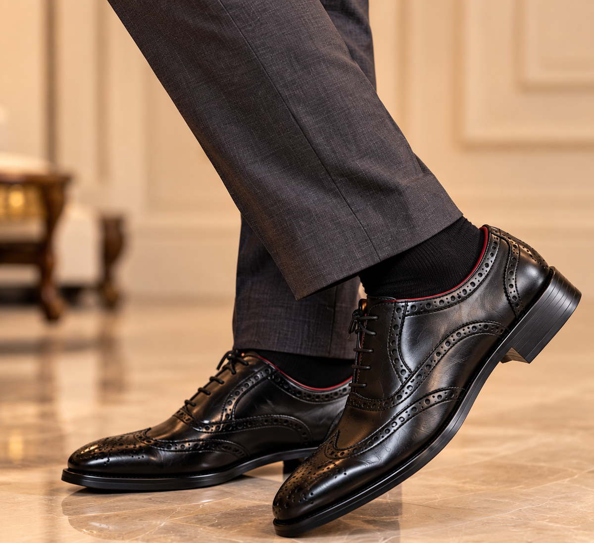 Royalish Windsor- Premium Leather Brogue Oxford