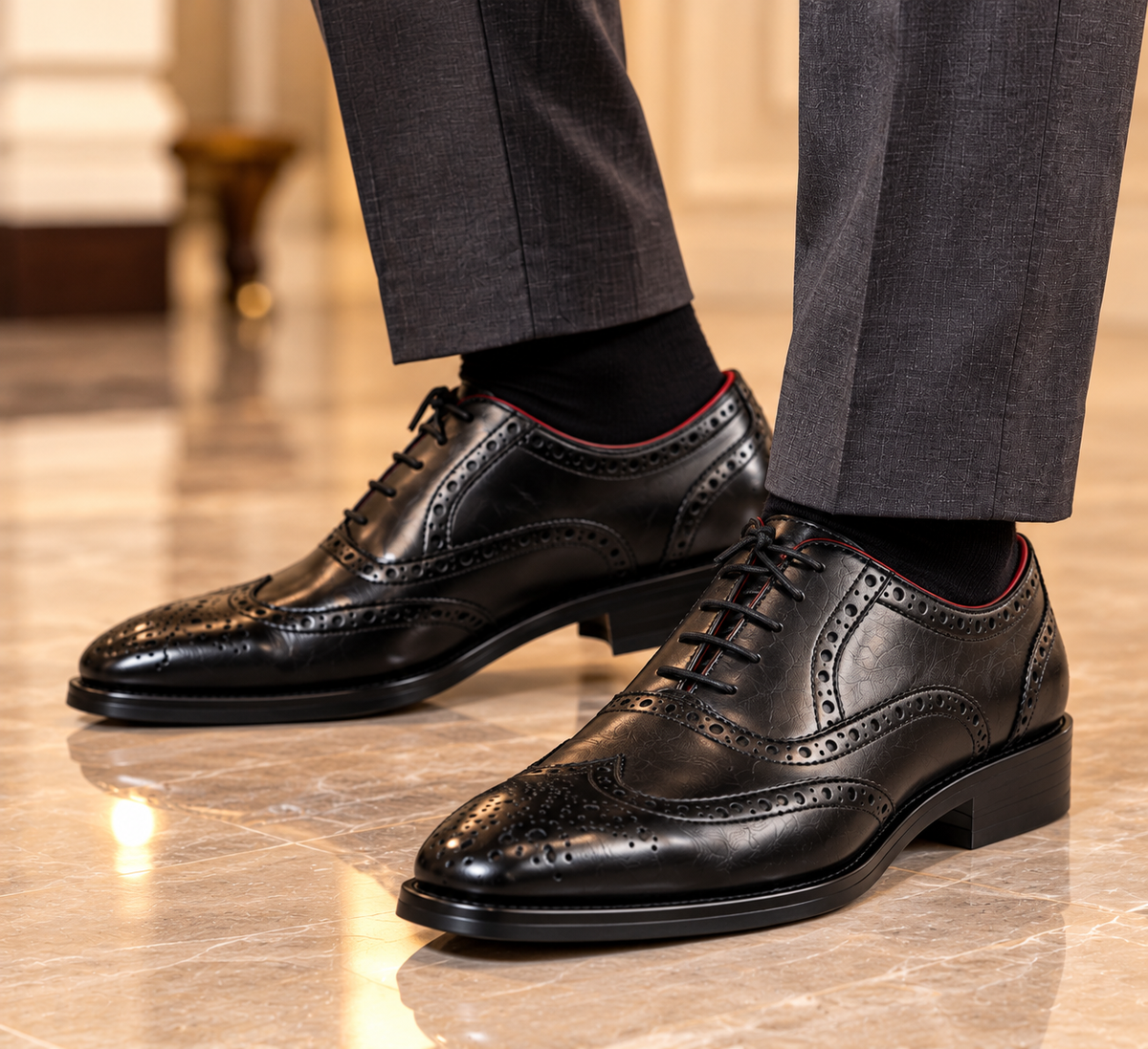 Royalish Windsor- Premium Leather Brogue Oxford