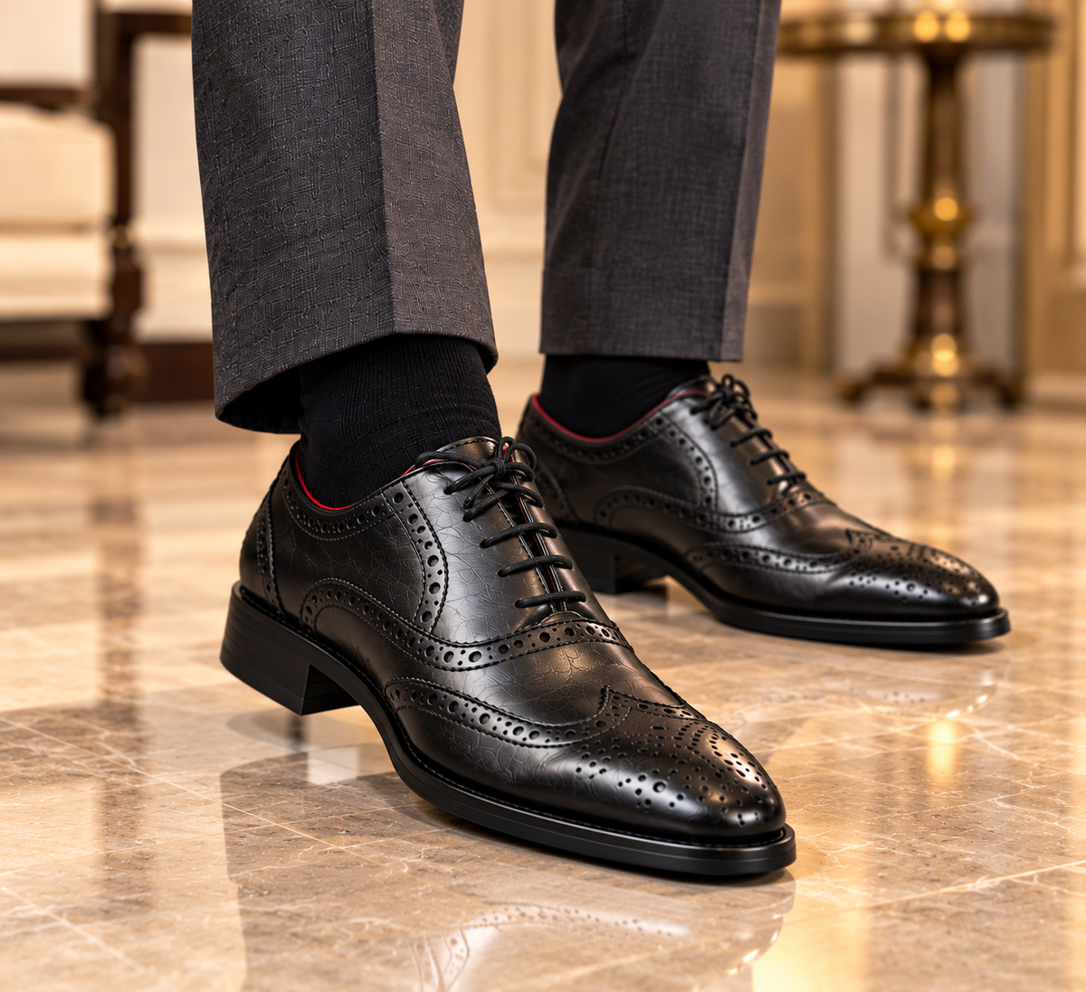 Royalish Windsor- Premium Leather Brogue Oxford