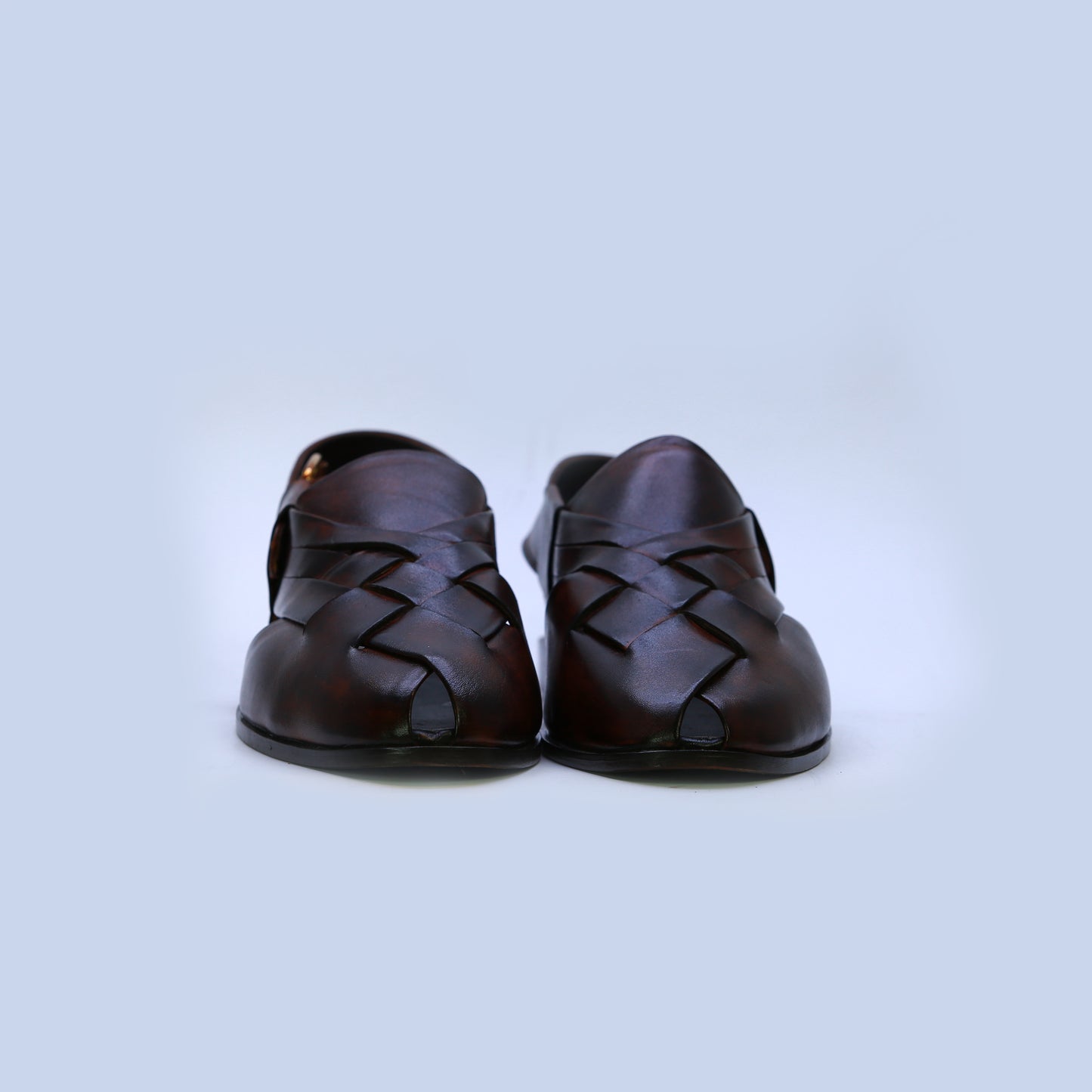 Leather Oxford Peshawari | Dark Brown